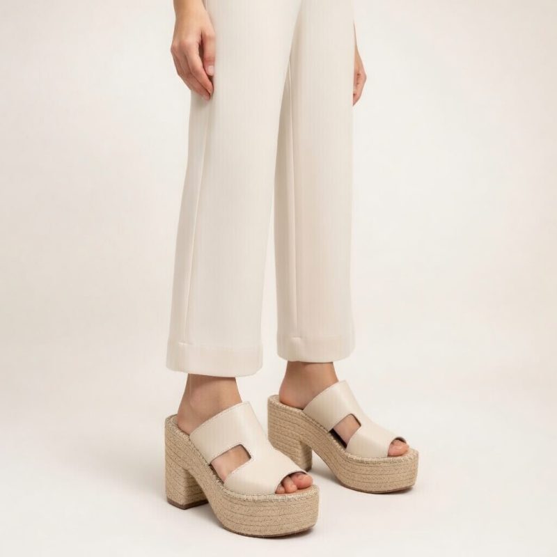 Thalia Cream Leather