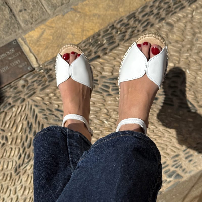 Farfalla White Leather